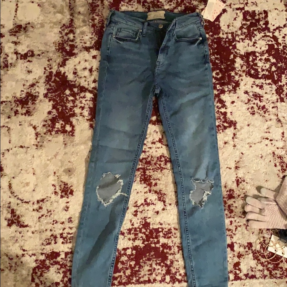 New with tags! FP shark bite jeans